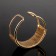 Ring for napkins "Aurora", 5 × 2 cm, gold color