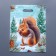 New Year Squirrel package, polyethylene with a cut pen, GL 40 x 31 cm, 60 μm