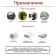Tundra dowel, for aerated concrete, nylon, 8x55 mm, 100 pcs