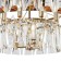 Suspension lamp Maytoni Mod043PL-12G, 12CHE14, 40W, 68x68x80 cm, color gold
