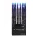 Pen gel automatic erased ink, 0.5 mm, blue rod, razin. Keep., Black case 10717