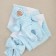 Set for discharge Winter Kinderlitto "Bear on the Moon", 6 items, height 56-62 cm, blue color