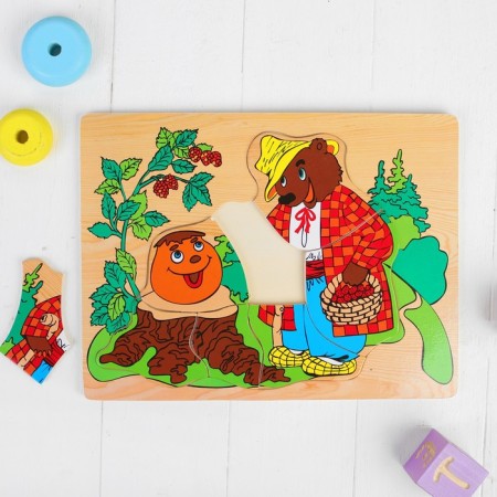 Frame-lodge "Kolobok and Bear"-1