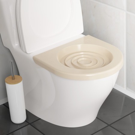 Toilet for teaching cats to a toilet 39.2 x 38.7 x 3 cm, white-5