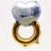 Foil ball 24 "Ring", with a substrate