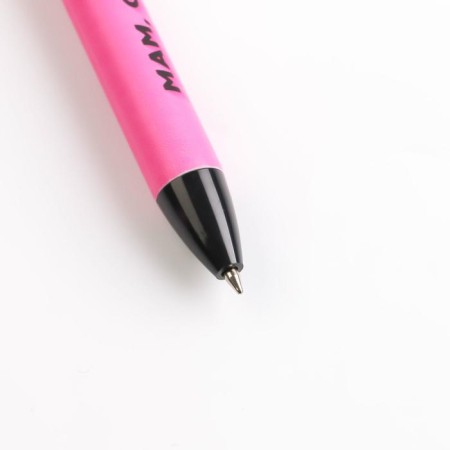 Handle funny joke ball Automatic plastic Soft touch “Mom, now so fashionable”, 0.7 mm price per 1 pc-4