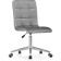 Computer chair ATV metal/velor, chrome/dark gray 42x57x86 cm