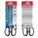 Scissors Erichkrause Top Model, 21 cm, blister, increased thickness of blades, black