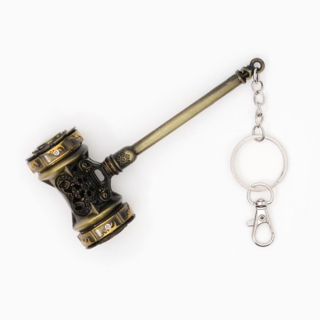 Souvenir weapon suspended mini "Hammer", keychain, 12 cm, glows when hit-1