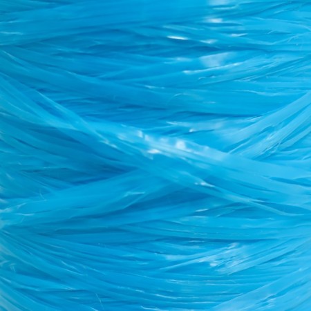 Yarn "for knitting mochecks" 100% polypropylene 300m/75 ± 10 g in the shape of a cylinder (blue)-1