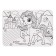Puzzle in the frame "Country Pony", 34 parts + coloring