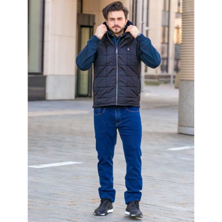 Male ise vest, size 58, black color-8
