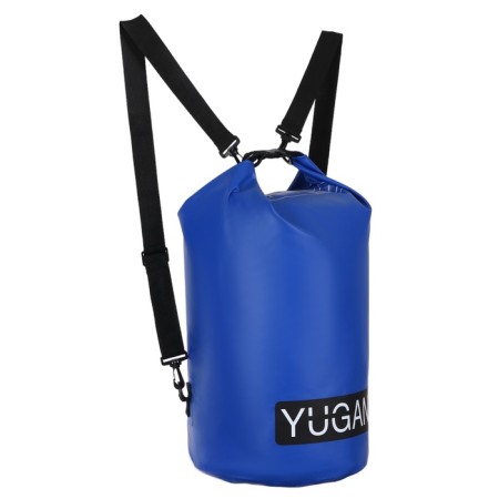 Yugana Germushka, PVC, waterproof 40 liters, two belts, blue-15