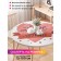 The tablecloth on the table “love yourself”, round, oxford, elastic band, size 120x120 cm, diameter 75-100 cm