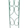 Sadovaya arch, collapsible, 250 × 120 × 30 cm, metal, green, "pattern-2"