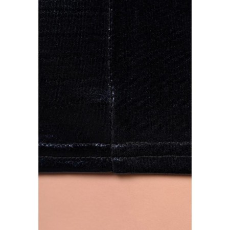 Candy Girl dress with open back, Wetlook, Black, size OS-4