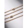 Kulons "Demetrons" cat with a bow, white-pink color in gold, 45 cm