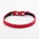 Collar with embossing "bones and curls", the basis of TPR, 30 x 1 cm, mix of flowers