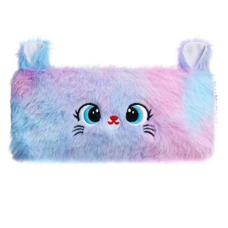 Penal School fur on the zipper Calligrata "Mouse", mix-8