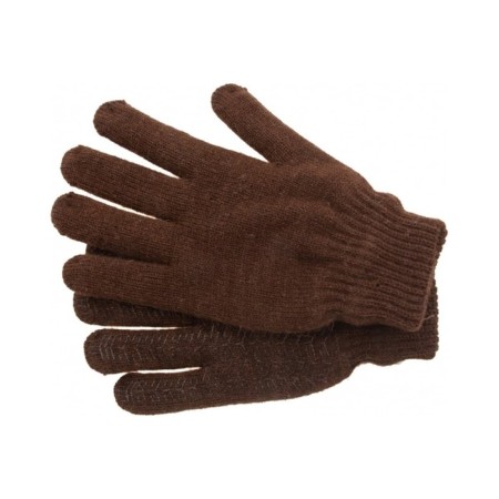 Workers, x/b gloves, with PVC coating, camel and sheep wool, double, Sibrtekh-3