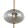 Suspension lamp SPHERE 1XE27 40W, size 27x27x3.5-150 cm, bronze color