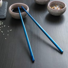 Bacchette sushi sticks, length 21 cm, blue color