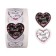 Stick Paper "Flower Heart" d = 2.5 cm 500 pcs in a roll 3x6.5x6.5 cm