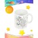 Set for creativity, mug for the “Super Model” painting (paints, brush)