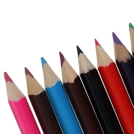 Pencils Calligrata "Machine", 12 colors, mini, wooden housing, triangular-2