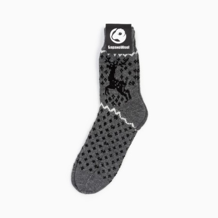 Women's socks, gray color, size 23-25-3