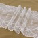 Lace elastic fabric, 180 mm × 23 ± 1 m, white color