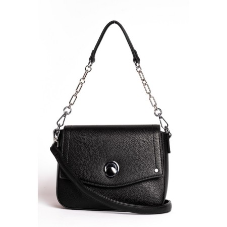 Cross-Body Bag, eco-leather, Ludor black, 23x8x19 cm