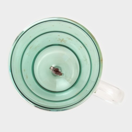 Glass mug with double walls and a Magistro “Christmas tree” lid, 250 ml-5