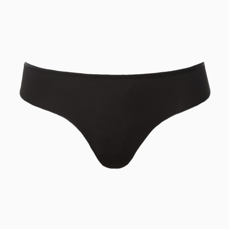 Panties female slips are seamless, black color, size 42-44 (m)-5