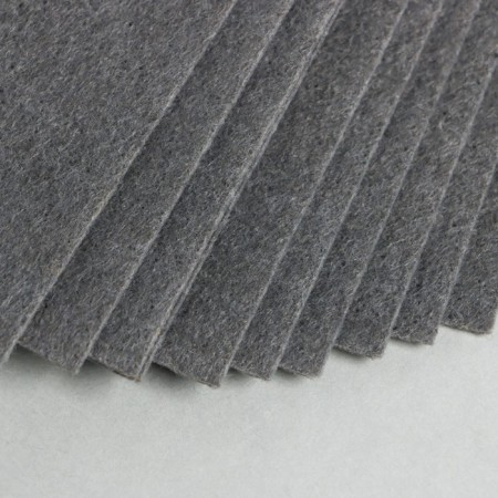 Hard felt 1 mm 20x30 cm ts.694 Gray-1