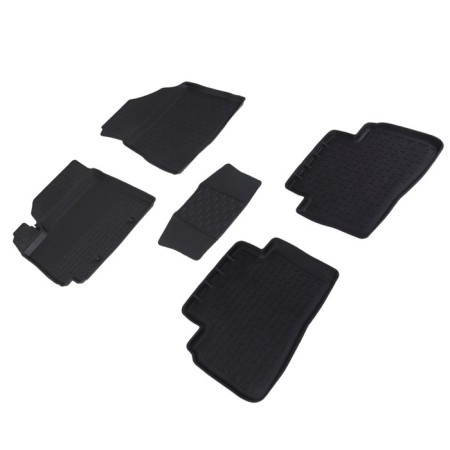 Rubber rugs with a high side for Hyundai Creta II 2021-n.