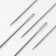 Needles for binding, d = 1.83 mm, 10 cm, 10 pcs, N-215