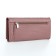 Women's wallet on the button, Textura, pink color