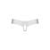 Panties with access Softline Collection, white color, size m/l