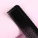 Comb with a metal tail, 20 × 2.5 cm, black color