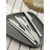 Stainless steel knife Magistro Gamburg, length 20.8 cm, thickness 4 mm, silver color