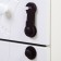 A set of door blockers, 2 pcs., Brown color
