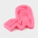 Mold "Flamingo", silicone, 14 × 12 × 1.5 cm, color mix