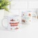 Sublimation mug "beloved granddaughter" flowers with a doll, with application