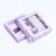 Box for 4 sweets, "inspiration" 12.6 x 12.6 x 3.5 cm. Confectionery packaging