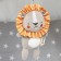 Suspension - rattle "Liony Leon", with a squeak, on a crib, stroller, crumb I