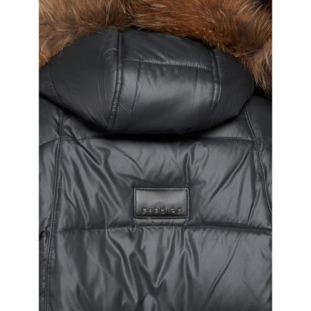 Winter jacket, size 46, dark gray color-16
