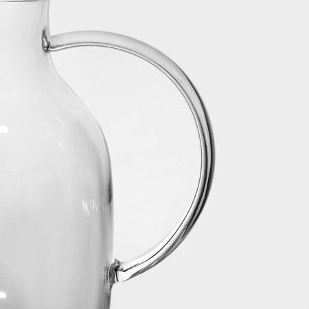A jug with a glass lid Magistro "Style", 1.6 l, 18 × 14 × 17 cm-3