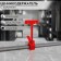 KEAR COMPENTER with a clamp D = 3.5 cm, 8.5 × 7 × 17 cm, red color