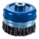Brush for Ushm Zubble 3527-100_z02, "Cup", steel, wicker bunches, 0.5 mm, 100 mm x M14